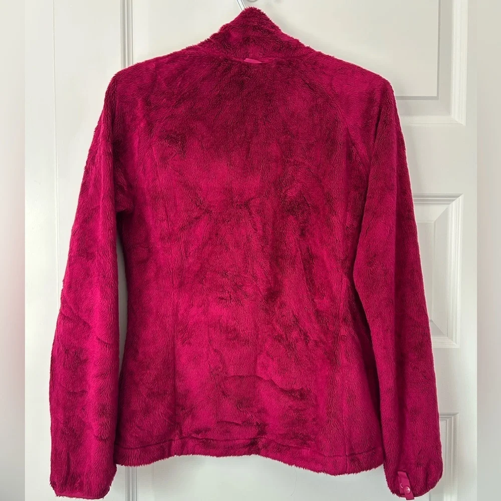 The North Face Women's Pink Fuzzy Soft Teddy Jacket - Picture 6 of 7
